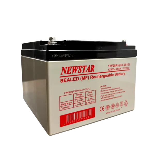 Newstar 12V 28Ah Sealed Lead Acid UPS Battery (AGM VRLA) 33-2812
